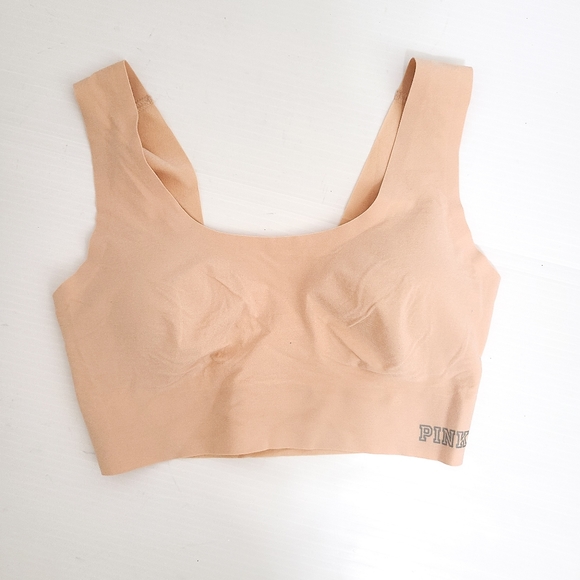 PINK Victoria's Secret Other - NWOT Victoria Secret PINK Lounge SEAMLESS Bralette in NUDE